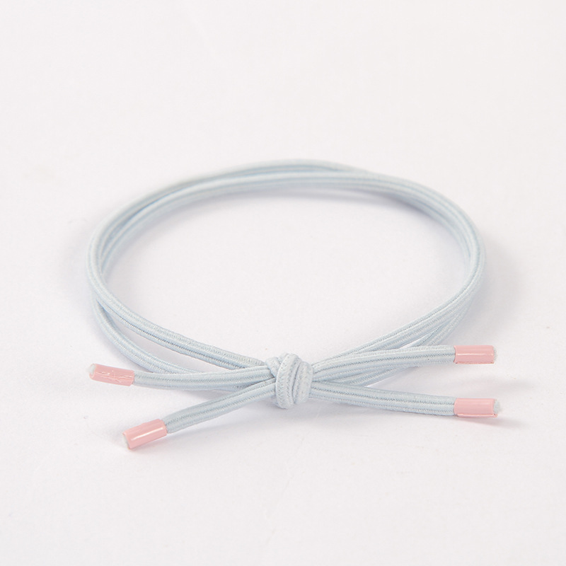 ยางยืดรัดผมสองสายหลากสี (สุ่มลาย) ชิ้นละ 2 บาท ✔️พร้อมส่ง Ohwowshop หนังยางรัดผมเกาหลี ยางรัดผมไสต์เกาหลี มัดผม