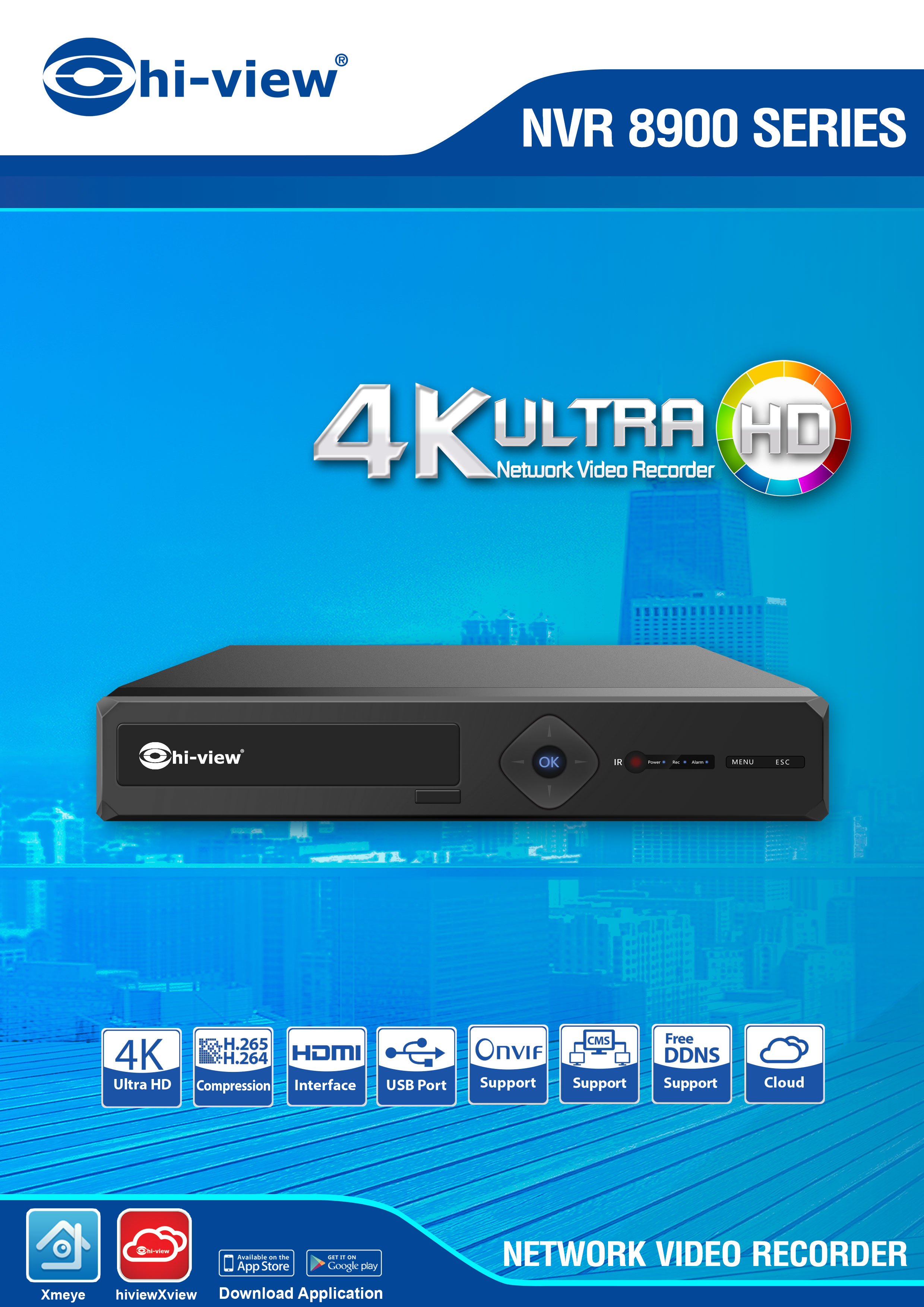 Hiview NVR 25 CH H265+ Support 5.0 MP รุ่น:HP-8925H2