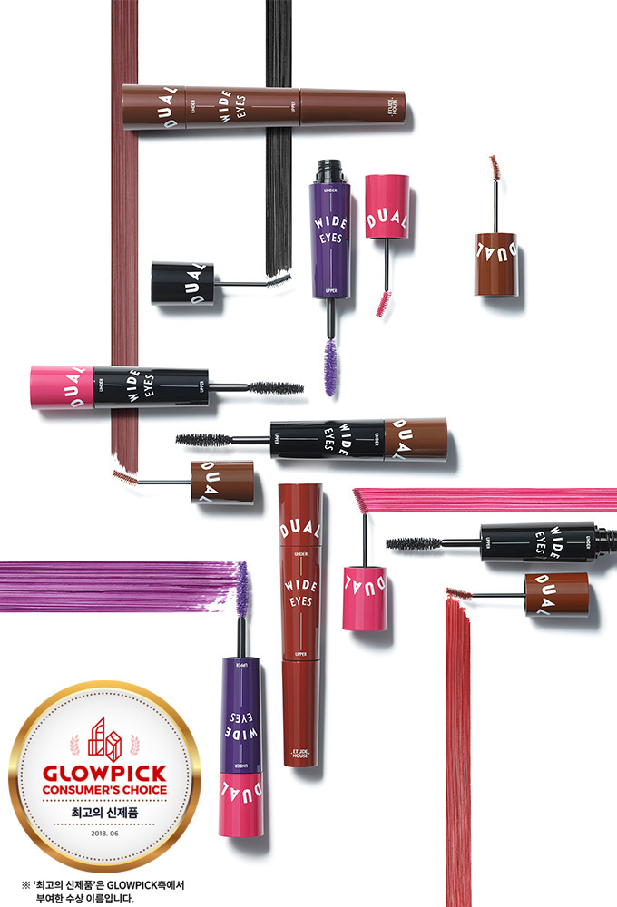 Etude House Dual Wide Eyes Mascara Black x Black 5 g. + 3.5 g.