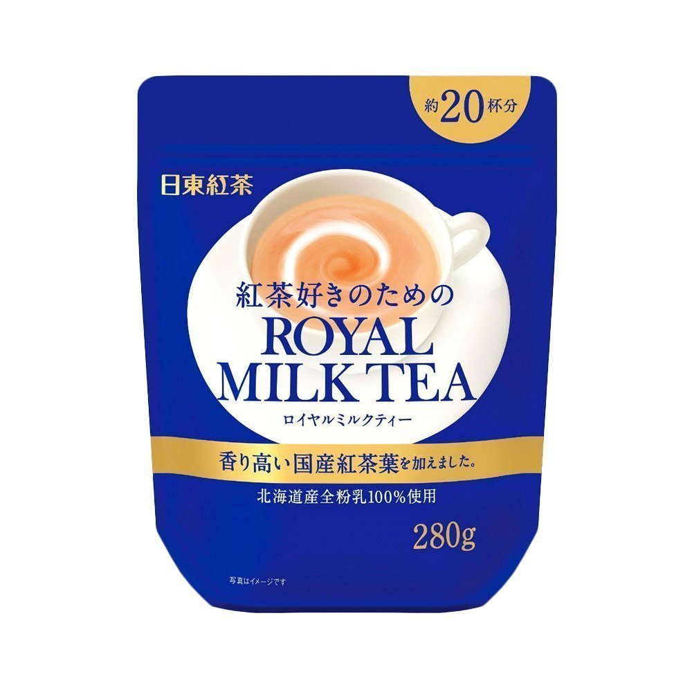 Nitto Kocha Instant Royal Milk Tea Refill 280 g. ชงได้ 20 แก้ว (Exp.02/23)
