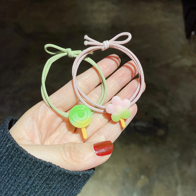 🍭ยางยืดรัดผม🍦ตัวการ์ตูนขนมหวาน หลากสี📌เลือกลาย ชิ้นละ 3 บาท ✔️พร้อมส่ง Ohwowshop ยางยืด ยางมัดผม ยางยืดรัดผมเกาหลี ยางรัดผม