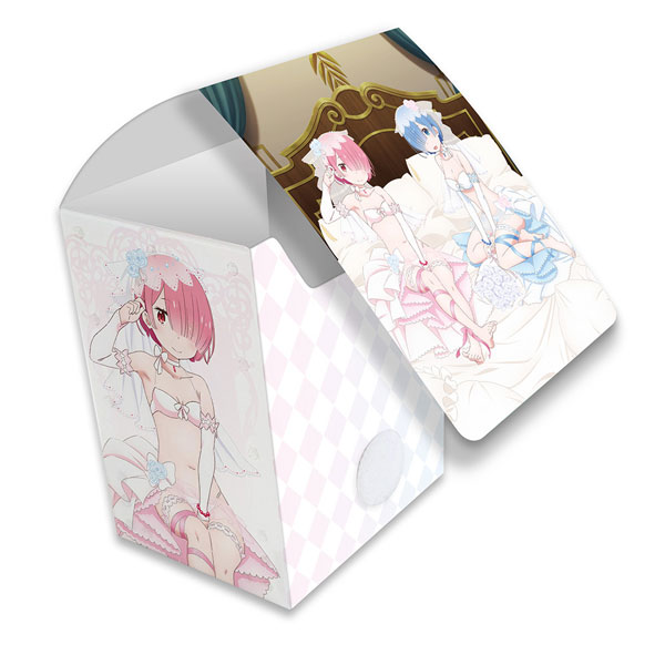 กล่องการ์ด Re:ZERO -Starting Life in Another World- Deck Case (Ram & Rem / Wedding)