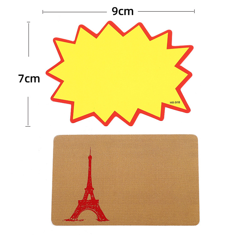 ⭐ป้ายราคา⭐💯ป้ายราคา มินิ รูปทรง 7x9 แพ็ค 50 แผ่น📌เลือกแบบ ✅พร้อมส่งในไทย ป่าย ราคา กระดาษ