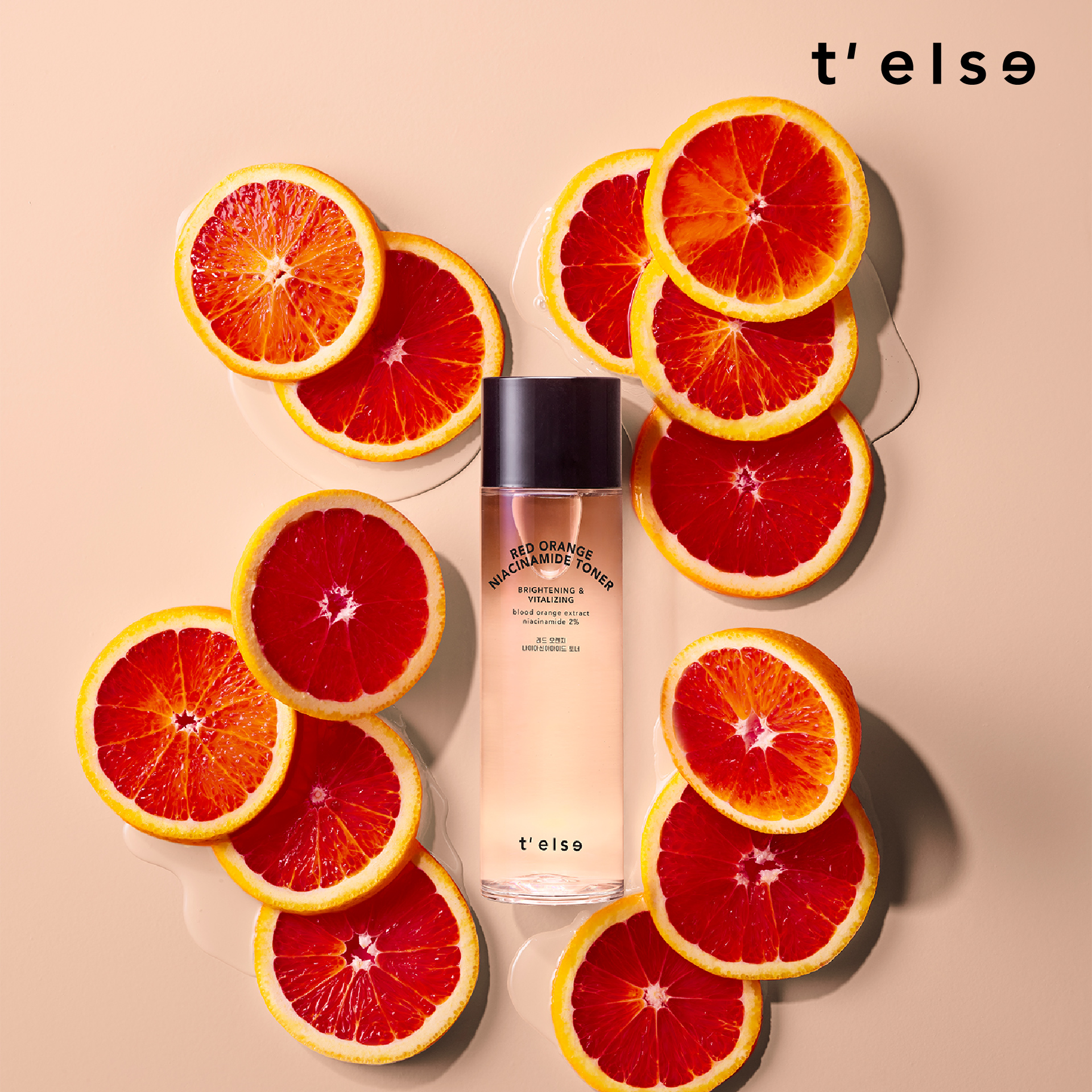 T'else Red Orange Niacinamide Toner 150 ml.