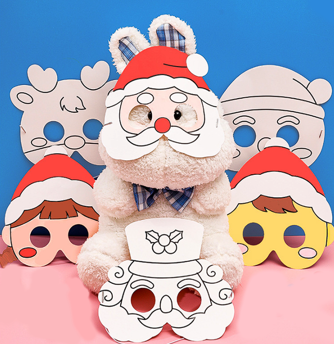 🎀🎄หน้ากาก รูปทรงการ์ตูน🎄🎀ระบายสี ลายการ์ตูนคริสมาส📌เลือกเลย สินค้าเริ่มต้นที่ 3 บาท✅พร้อมส่งOhwowshop อุปกรณ์ สี ศิลปะ เครื่องเขียน