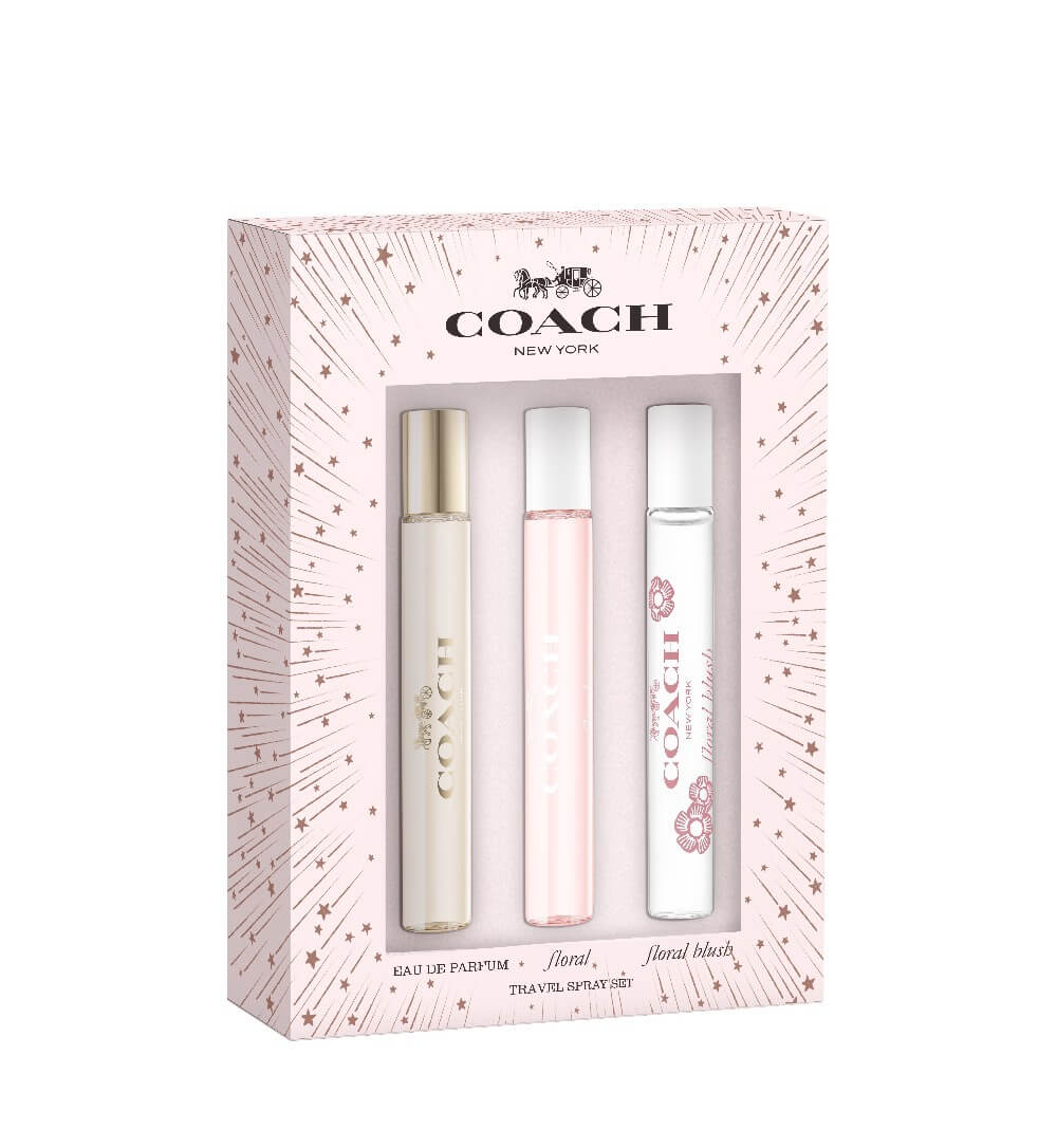 Coach Travel Spray Set (Eau De Parfum / Floral / Floral Blush) 7.5 ml. x 3