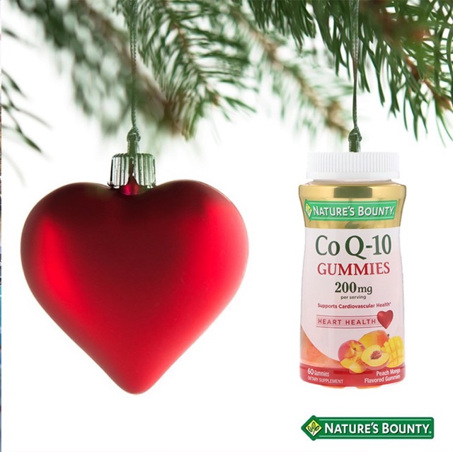 Nature’s Bounty Co Q-10 Gummies Peach Mango Flavored 200 mg. 60 Gummies