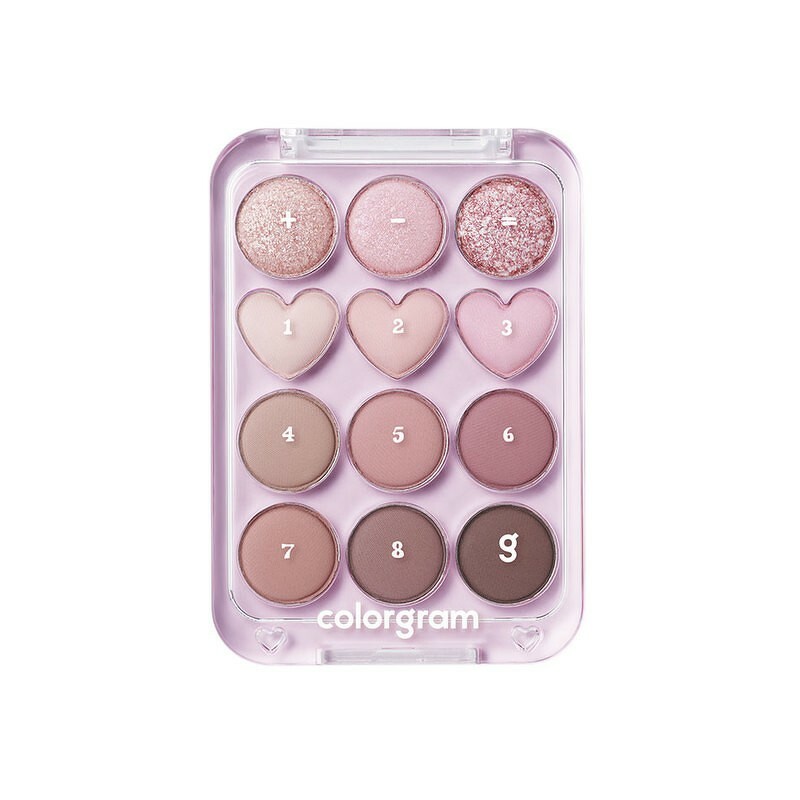 COLORGRAM Pin Point Eyeshadow Palette 9.9 g. #02 Pink+Mauve