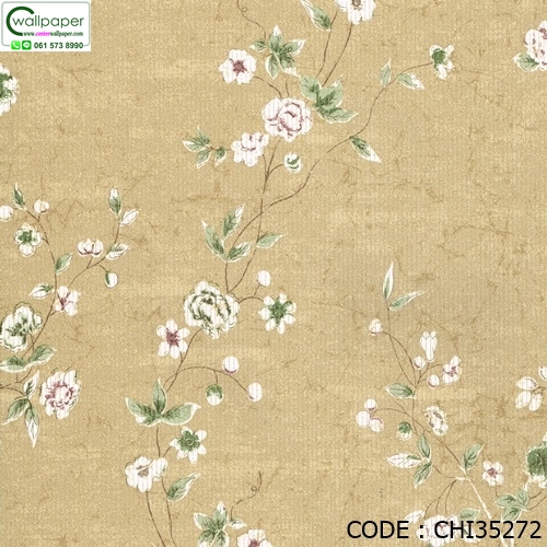 วอลเปเปอร์ติดผนังลายดอกไม้ No.CHI35272