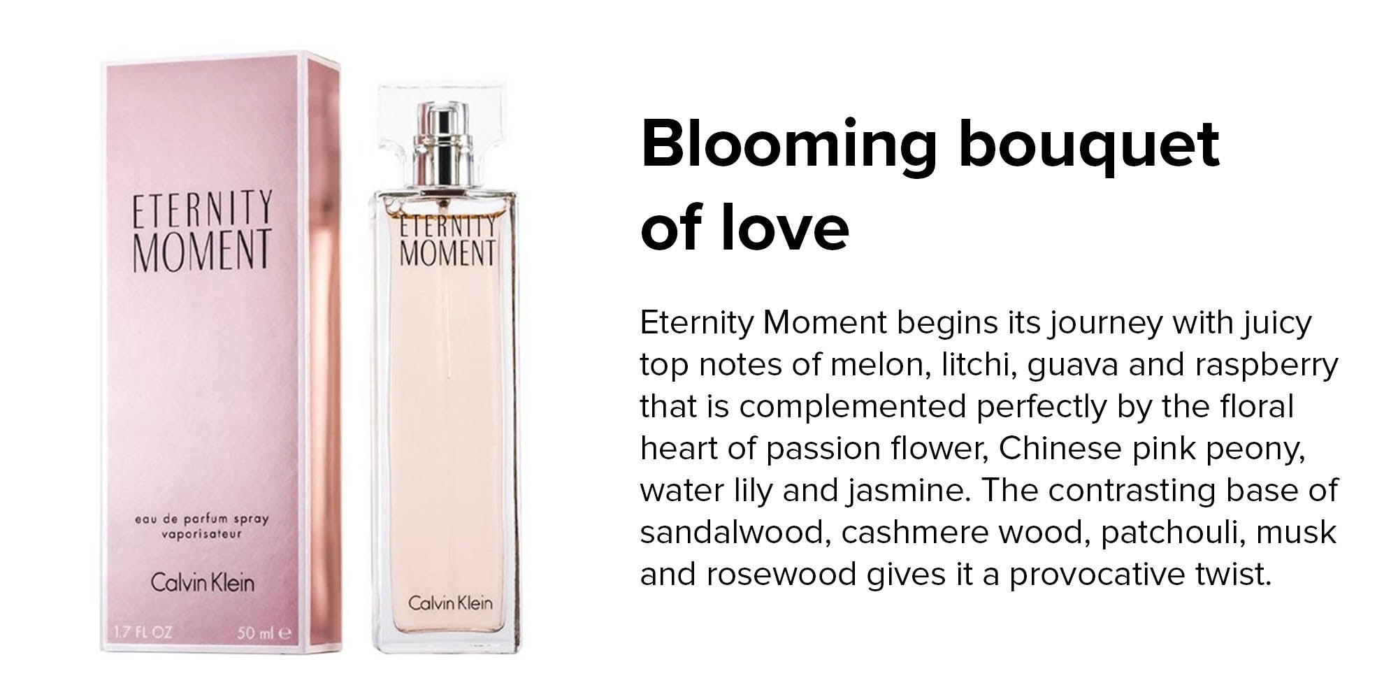 Calvin Klein Eternity Moment For Woman Eau De Parfum 50 ml.