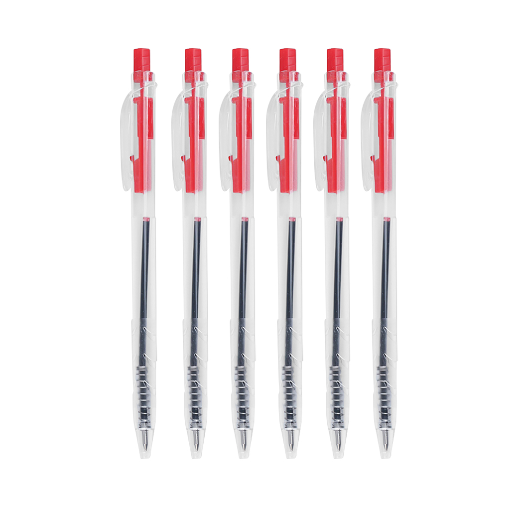 ⭐ปากกากดลูกลื่น🔵🔴⚫ด้ามใส 0.7 ด้าม 2 บาท [🎲เลือกสี] ✔️ พร้อมส่ง Ohwowshop ปากกา เครื่องเขียน จดบันทึก