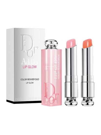 Dior Addict Lip Glow Color Reviver Duo (001 Pink + 004 Coral)