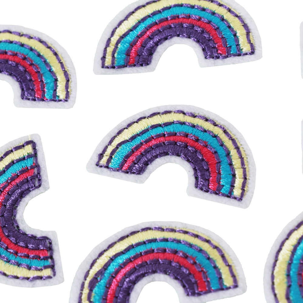 ตัวรีดติดเสื้อสายรุ้งมินิ