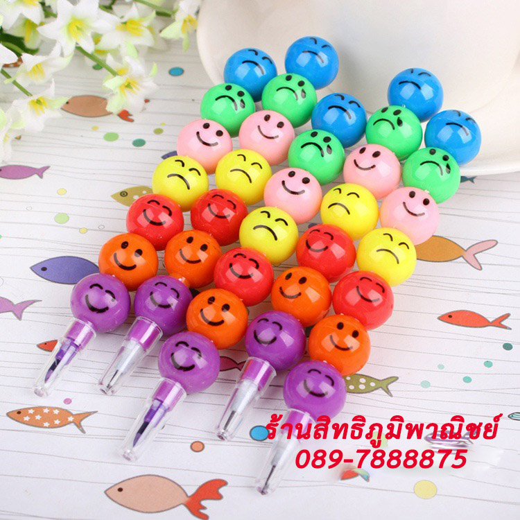 ดินสอเปลี่ยนไส้ ใบหน้าหลากหลายอารมณ์ ชิ้นละ 5 บาท Ohwowshop