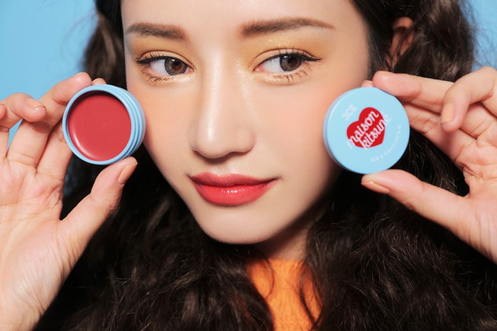 3CE Maison Kitsune Lip Balm 9 g. #Rose Sweets