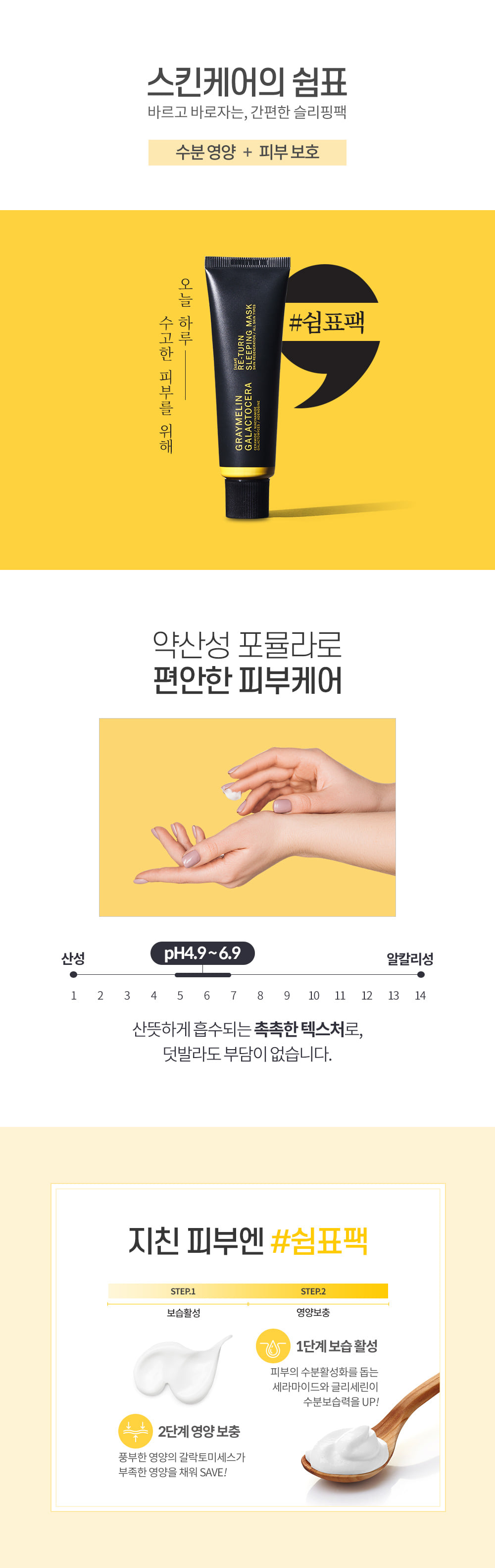 Graymelin Galactocera Re-turn Sleeping Mask 50 ml.