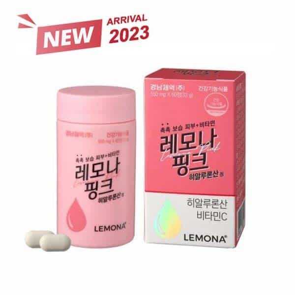 Lemona Pink Hyaluronic Acid 60 เม็ด