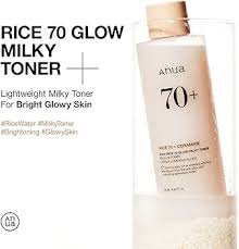 Anua Rice 70+ Ceramide Glow Milky Toner 250 ml. (Exp. 06/2027)