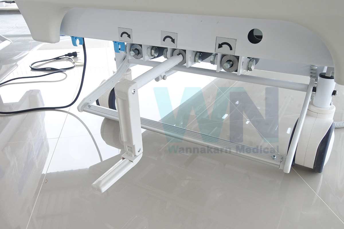 Medical Bed MK-D-01 เตียงไฟฟ้า-แมนนวล 3 ฟังก์ชั่น ราวปีกนก