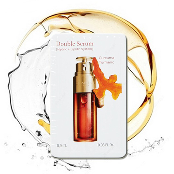 Clarins Double Serum Complete Age Control 0.9 ml. ขนาดทดลอง