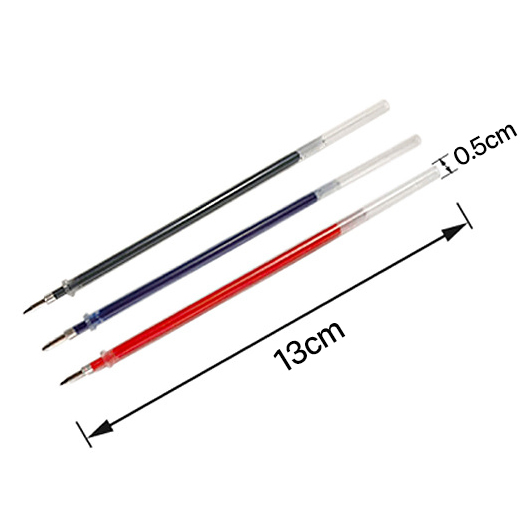 2บาท!!!! ไส้ปากกาสำหรับเปลี่ยนหมึกเจลซอง มีให้เลือก 3 สี 0.5mm ด้ามละ 2 บาท ✔️พร้อมส่ง Pen refill ไส้ปากกาเจล ไส้ปากกาหมึกเจลเติม