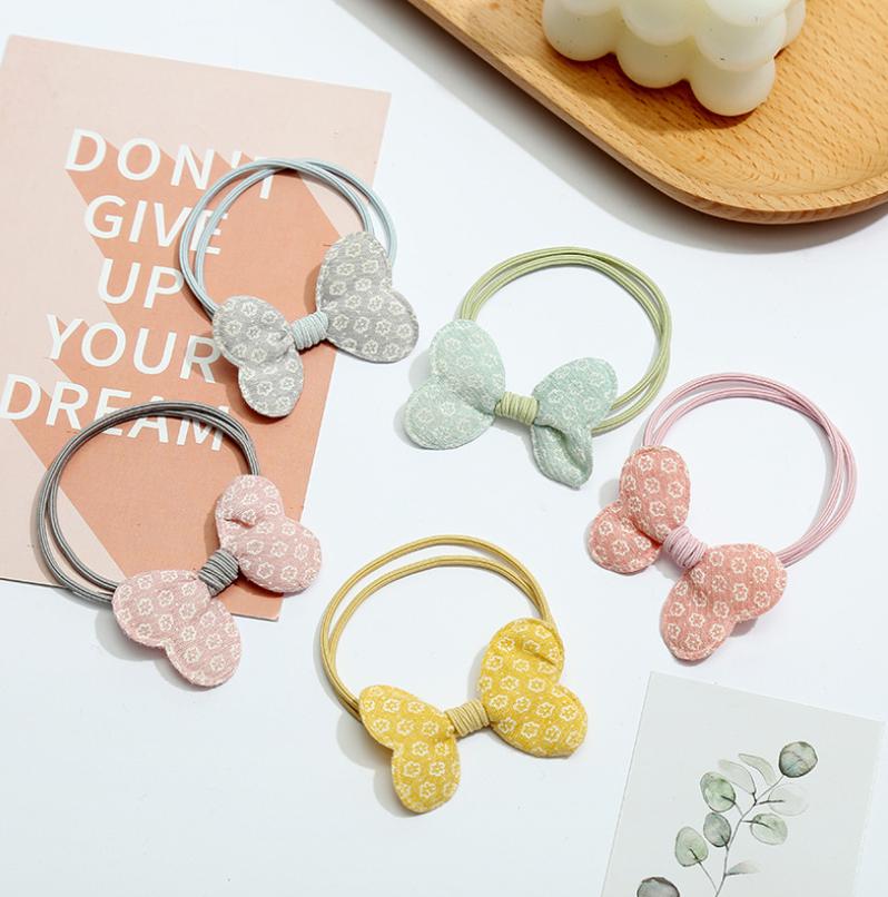 🌈ยางยืดรัดผมโบว์ลายการ์ตูนน่ารัก ชิ้นละ 2 บาท( คละสี )✔️พร้อมส่ง Ohwowshop ยางยืด ยางมัดผม ยางยืดรัดผมเกาหลี ยางรัดผม