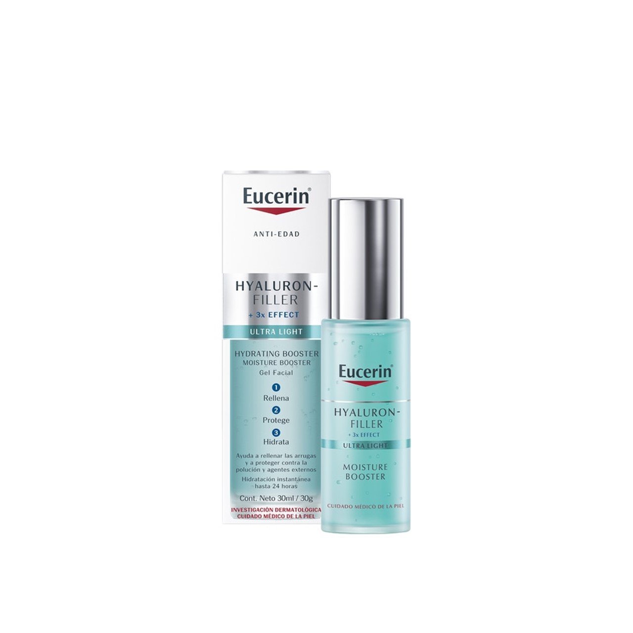 Eucerin Hyaluron-Filler 3x Effect Ultra Light Moisture Booster 30 ml.
