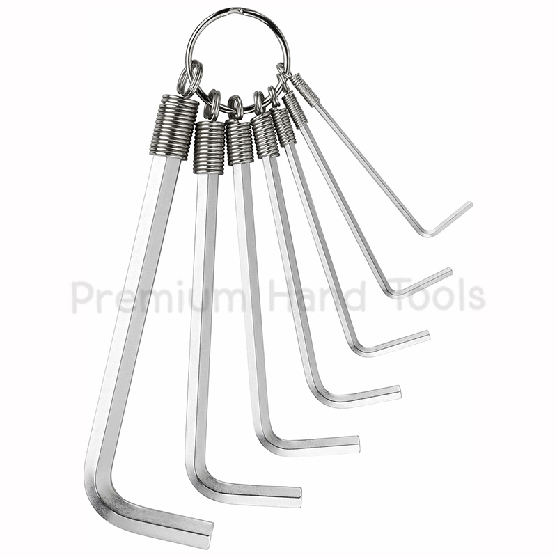 หกเหลี่ยม PB Swiss Tools หัวตัด สั้น รุ่น PB 210D เบอร์ 2-10 มม. ยึดเกี่ยวแบบสปริง (8 ตัว/ชุด)