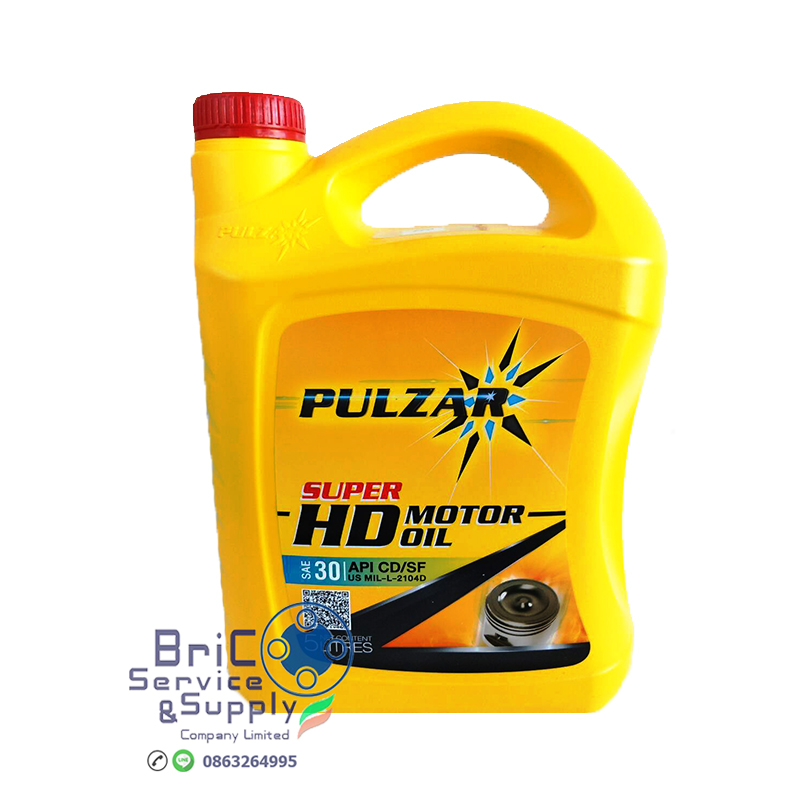 PULZAR Super HD Motor oil SAE 30 ขนาด 5 ลิตร