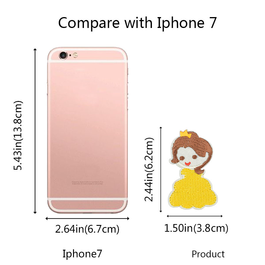 ตัวรีดติดเสื้อเจ้าหญิงเบล