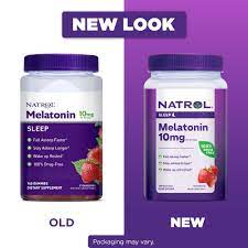 Natrol Melatonin Sleep Aid Gummies, Fall Asleep Faster 10 mg. 140 Gummies #Strawberry Flavor