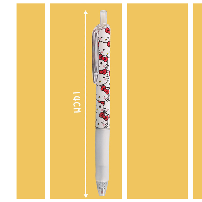 💛💜ปากกาเจลดำ ซานริโอ้การ์ตูน🌈ยกล่อง 6 แท่ง⚫ไส้ดำ 0.5📌เลือกลาย✔️พร้อมส่งในไทย การ์ตูนดัง เครื่องเขียน