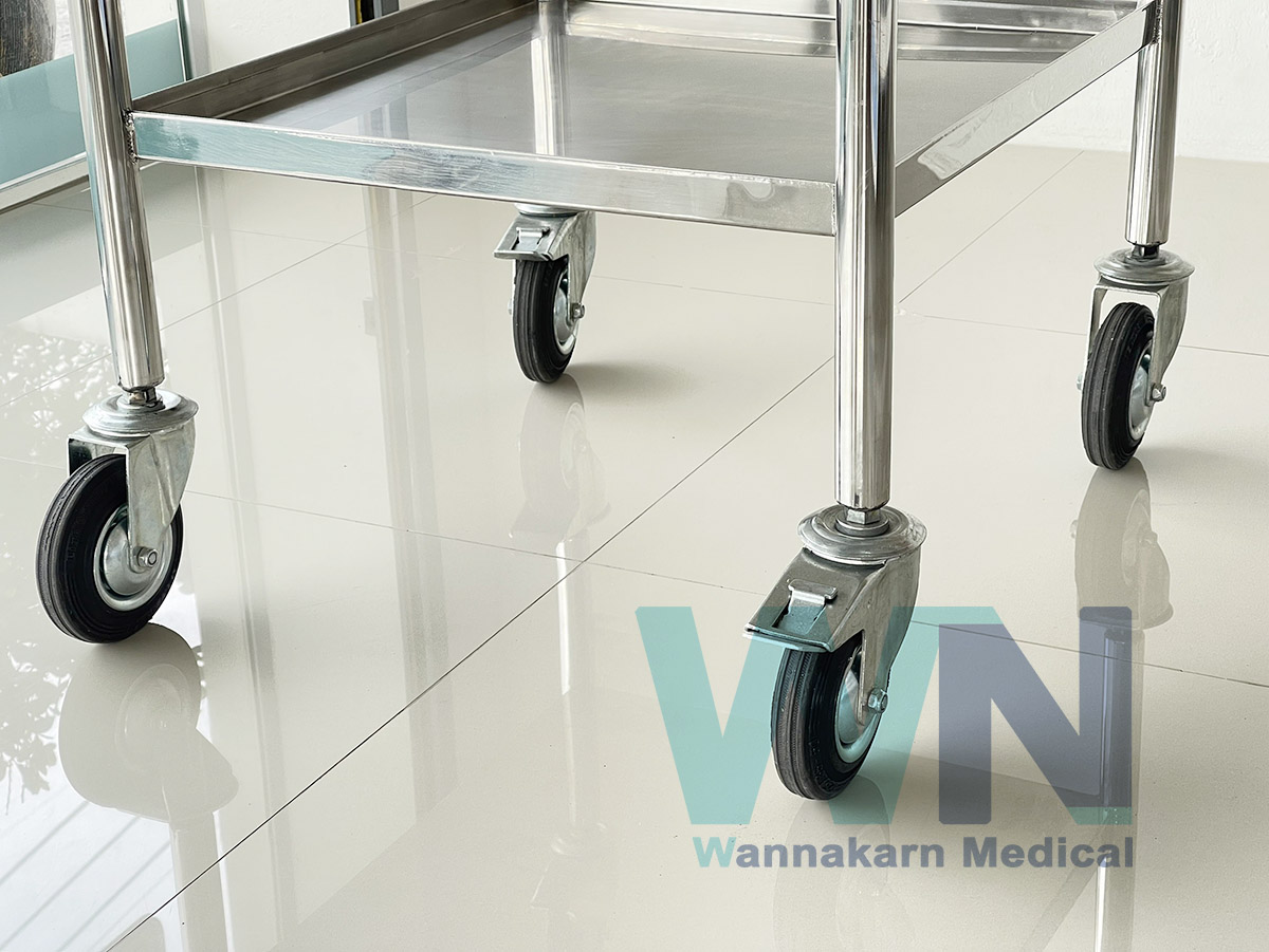 รถเข็นจ่ายยา 40 ลิ้นชัก Stainless