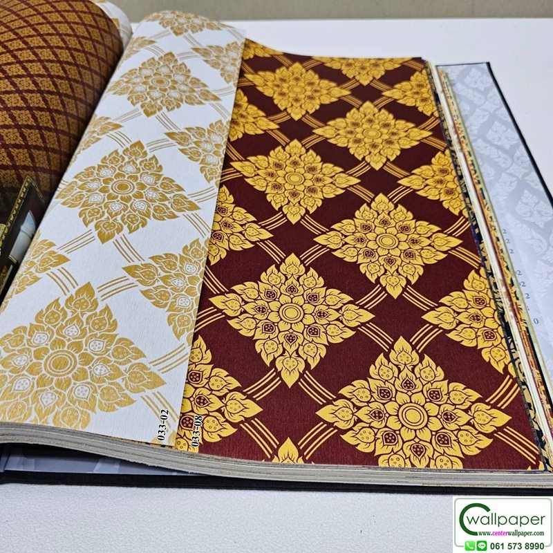 วอลเปเปอร์ลายไทยห้องพระ