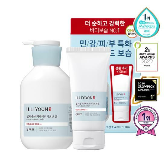 ILLIYOON Ceramide Ato Lotion 350 ml. + Ato Concentrate Cream 100 ml.
