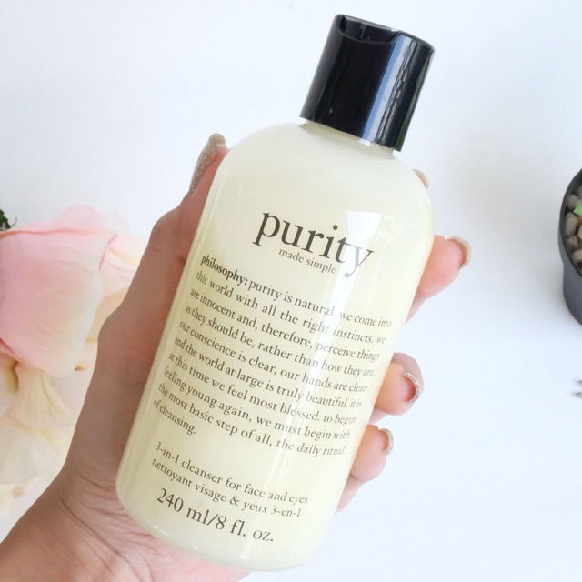 Philosophy Purity Made Simple 3-in-1 Cleanser for Face and Eyes 240 ml.