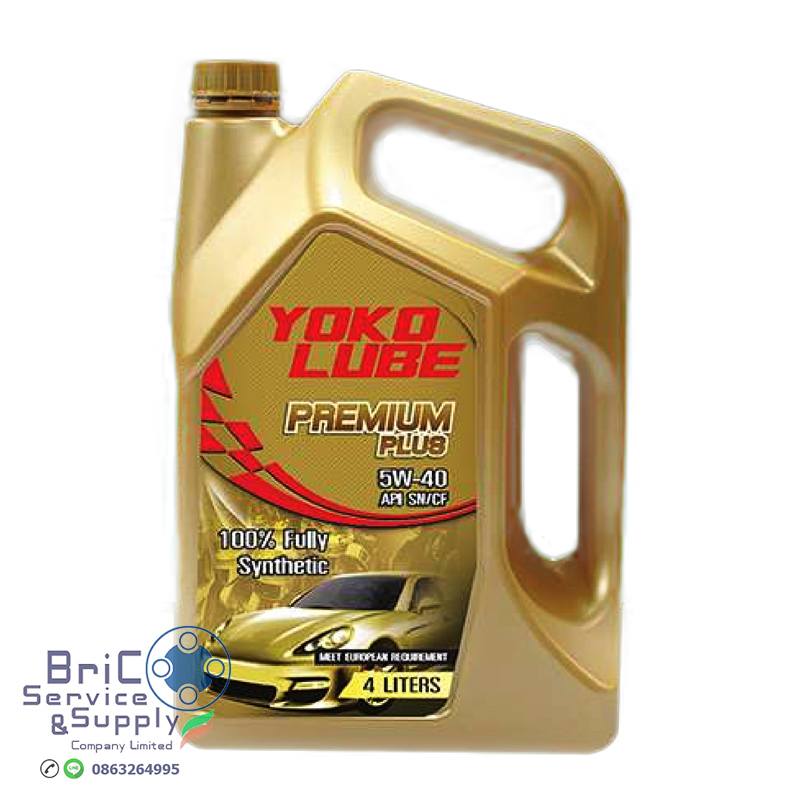 YOKOLUBE Premium Plus 5w-40 ขนาด 4 ลิตร