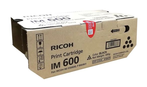RICOH P800 / P801 / IM550F / IM600F (31STI600TNBK) ตลับหมึกสีดำ ของแท้ 418479