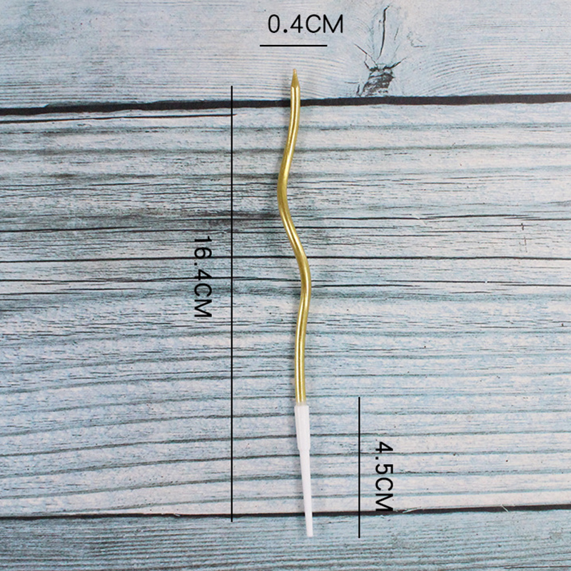 🎂เทียน Happy birtday แบบหยัก ก้านยาวแพ็กเดี่ยว📌สินค้าเลือกสี✔️พร้อมส่งในไทย เทียนวันเกิด เทียนสี