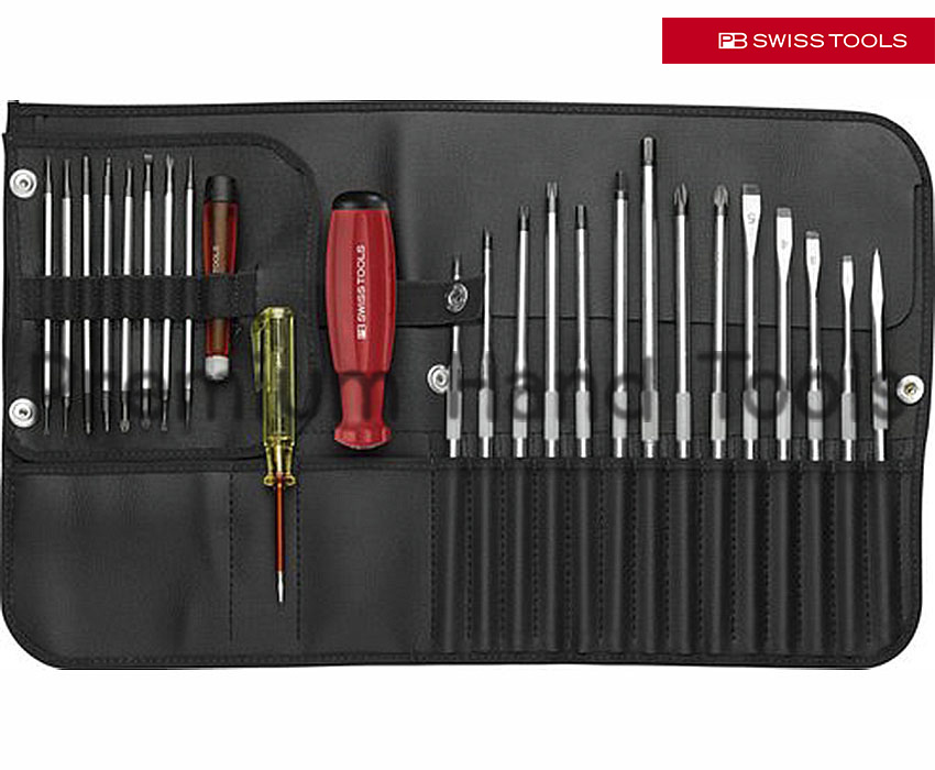 ไขควงชุด PB Swiss Tools ชุดไขควงชุดใหญ่+ชุดเล็ก+ไขควงลองไฟ รุ่น PB 8515 (31 ตัว/ชุด)
