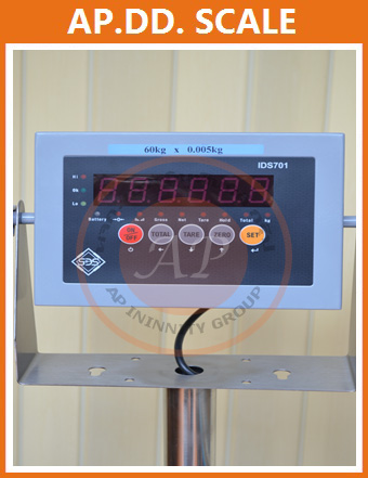เครื่องชั่งดิจิตอล ยี่ห้อSDS รุ่น IDS701 เครื่องชั่งSDS เครื่องชั่งดิจิตอล300kg เครื่องชั่งSDS 300kg ความละเอียด20g ตาชั่ง300กิโล กิโล 300 กิโล