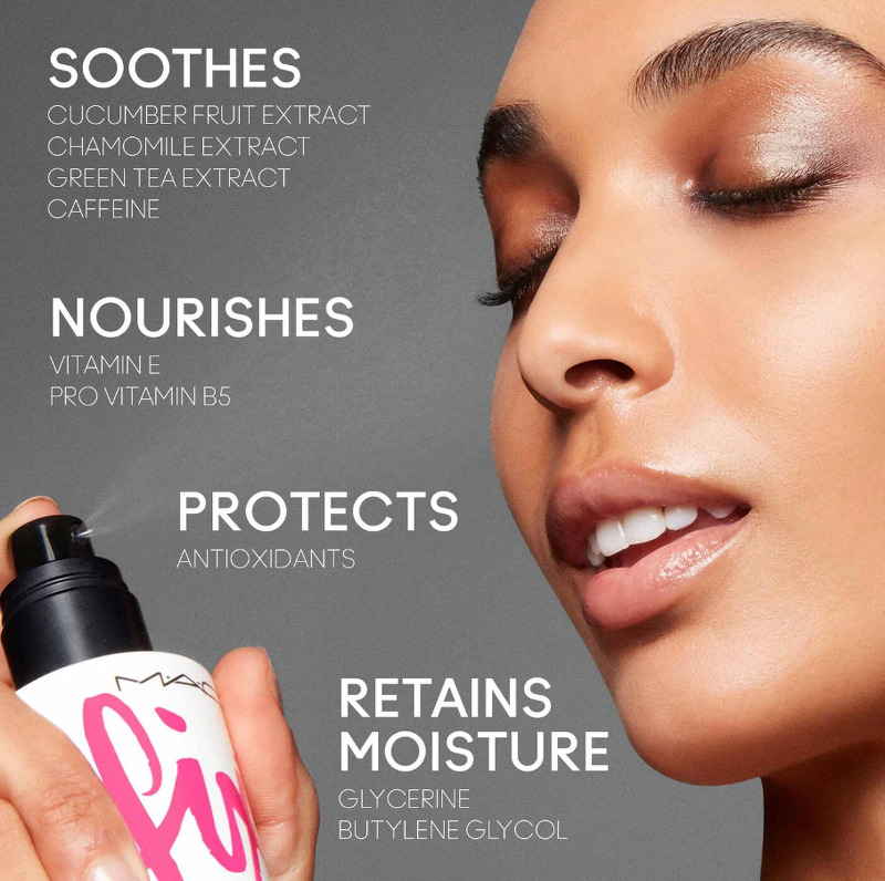 M.A.C Cosmetics FIX + Stay Over Alcohol-Free 16HR Setting Spray 100 ml. (ไม่มีกล่อง)