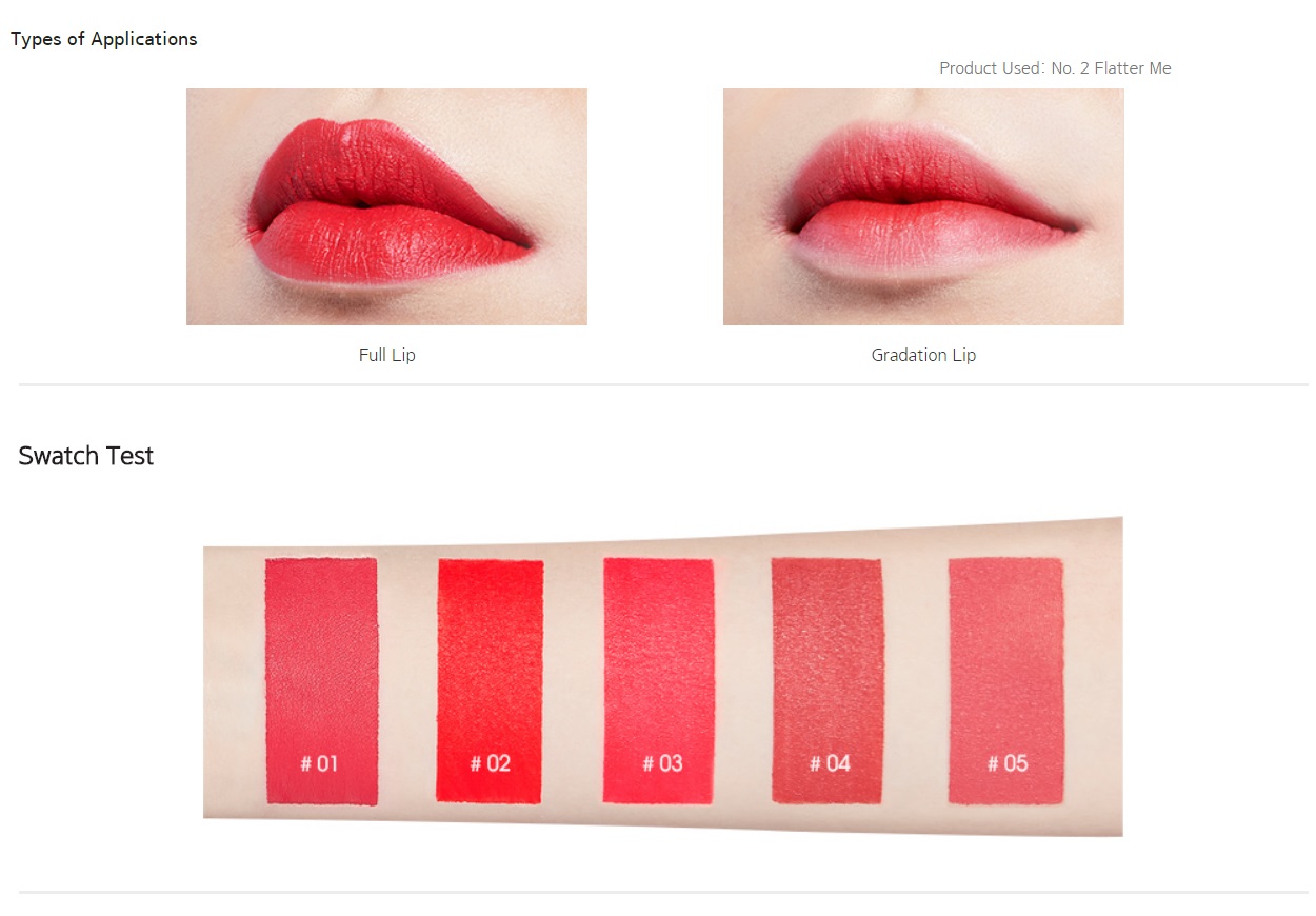 Mamonde Highlight Lip Tint Matte 5 g. #2 Flatter Me