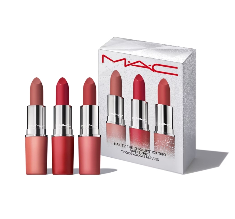 M.A.C Hail To Chic! Lipstick Trio Set 3 Colors