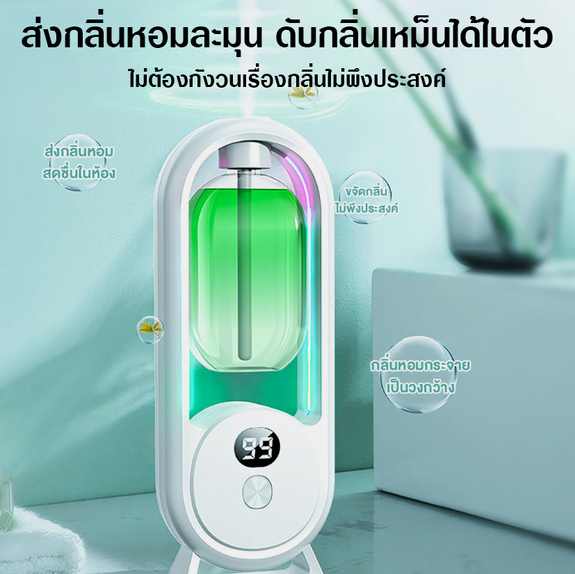 🌿🌈เครื่องฟอกอากาศอโรมา🌈 🌿น้ำหอมปรับอากาศในห้อง ขนาดใหญ่ สีแสง 4 สี 5 ระดับ✅พร้อมส่ง✅เครื่องพ่นสเปรย์น้ำหอมปรับอากาศอัตโนมัติ