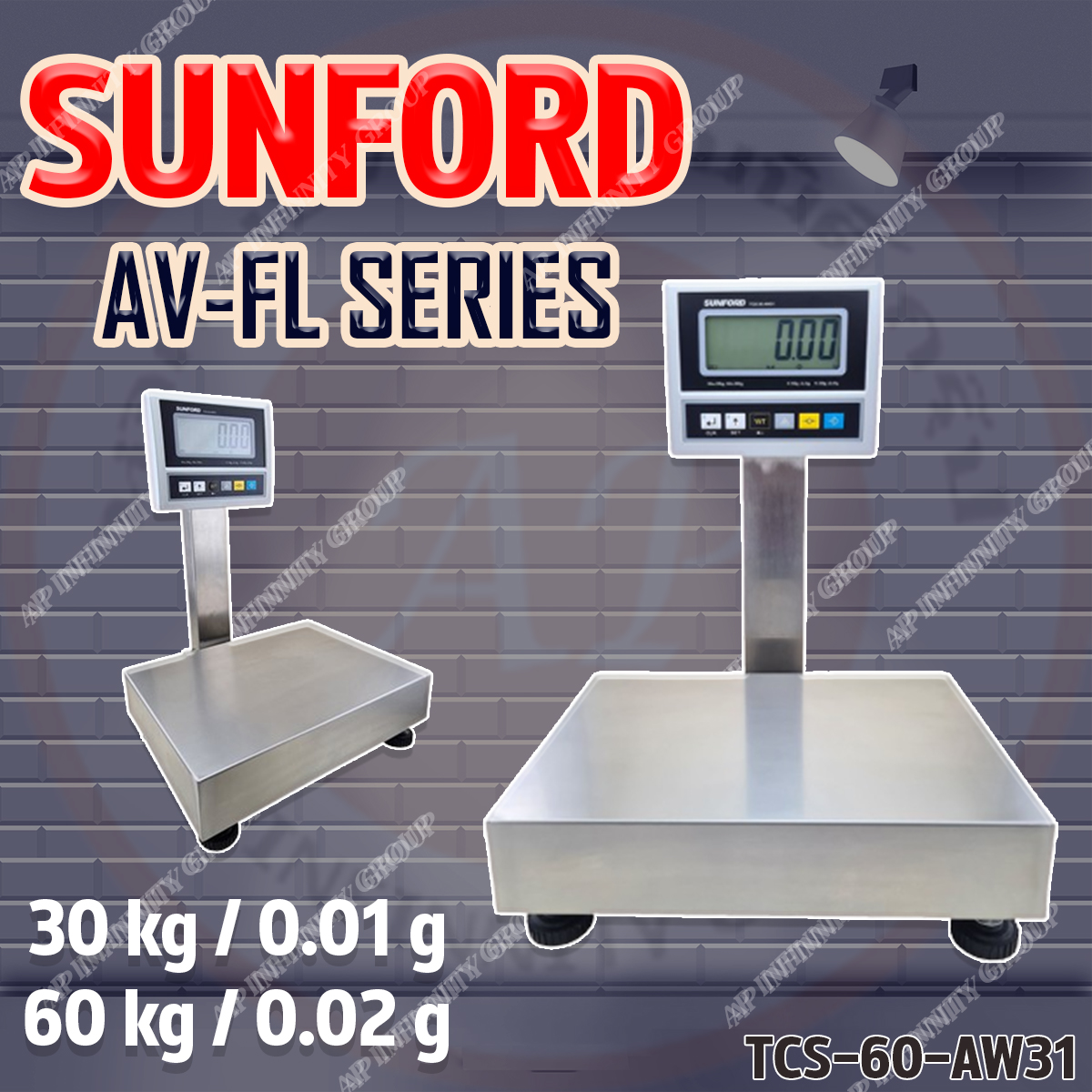 เครื่องชั่งดิจิตอล เครื่องชั่งดิจิตอลตั้งพื้น 60Kg เครื่องชั่งตั้งพื้น 60Kg ตาชั่ง ตาชั่งตั้งพื้น 60Kg ตาชั่งตั้งพื้นดิจิตอล 60Kg ตาชั่งดิจิตอล เครื่องชั่งดิจิตอลแบบวางพื้น 60Kg อ่านค่าละเอียด 0.02Kg ยี่ห้อ SUNFORD รุ่น TCS-60-AW31