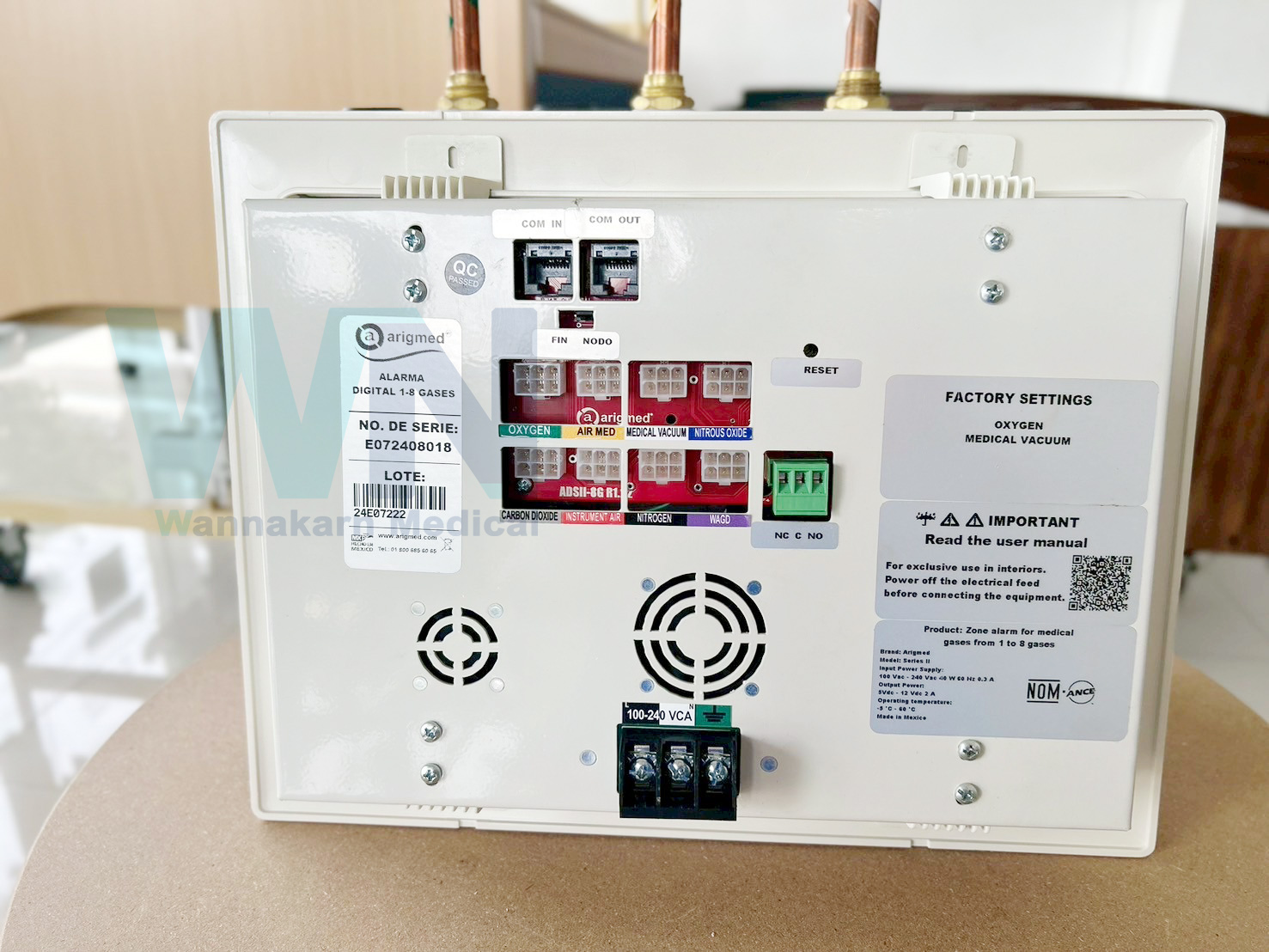 Arigmed Medical Gas Alarm LCD