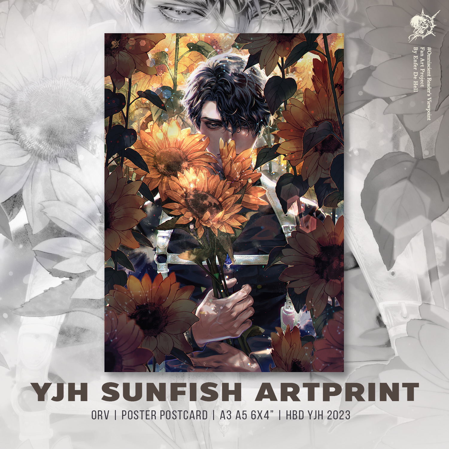 ORV | YJH Sunfish Artprint | 6x4" A5 A3