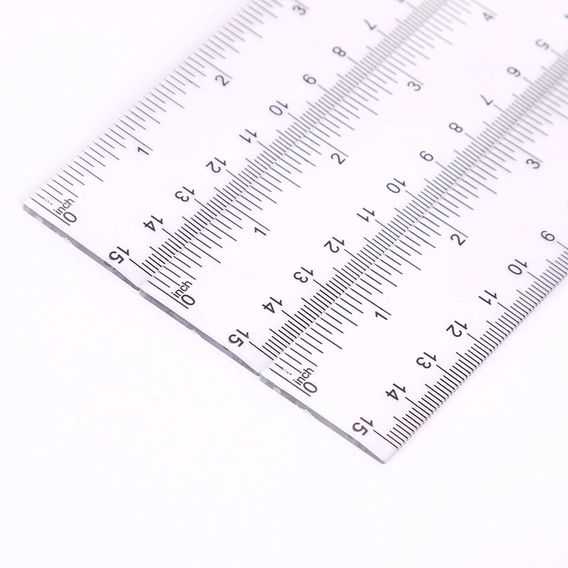 ⭐ไม้บรรทัดใส⭐📏Ruler 15,30 cm✔️ พร้อมส่งในไทย ไม้บรรทัด เครื่องเขียน พลาสติก ของขวัญ ของชำร่วย