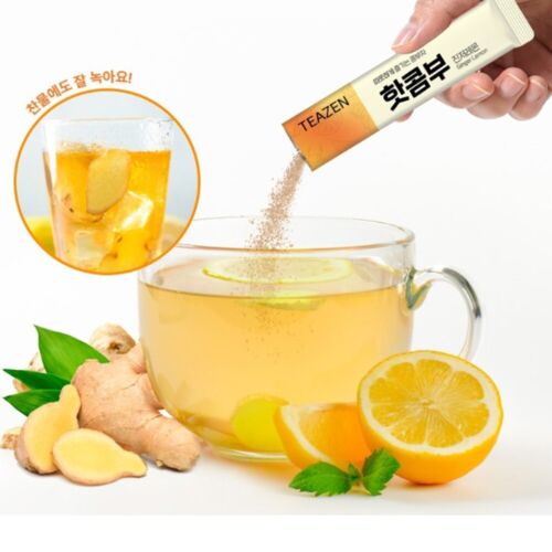Teazen Kombucha #Ginger Lemon (1 กล่อง 10 ซอง)